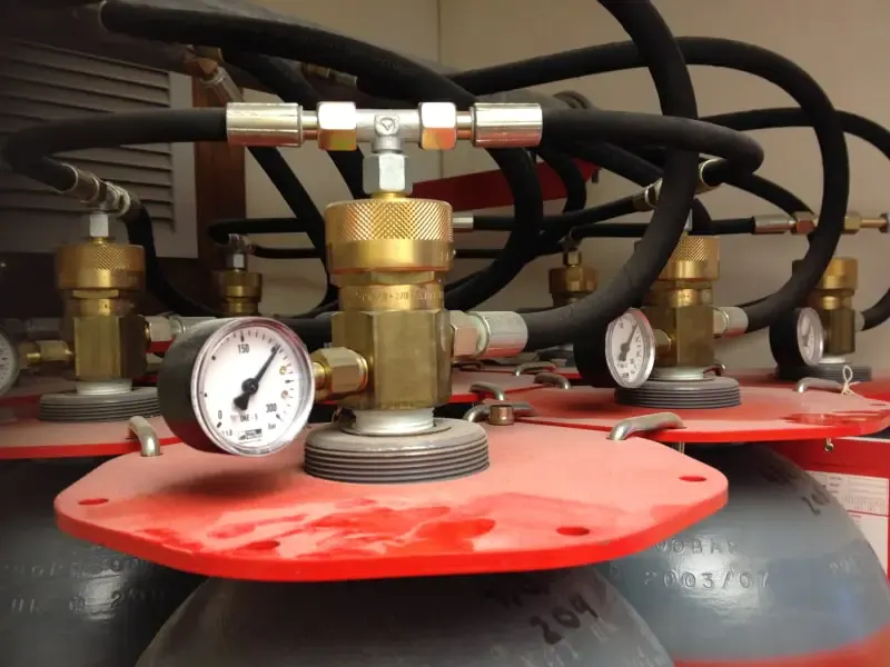 Automatic Fire Suppression Suppressant cylinders